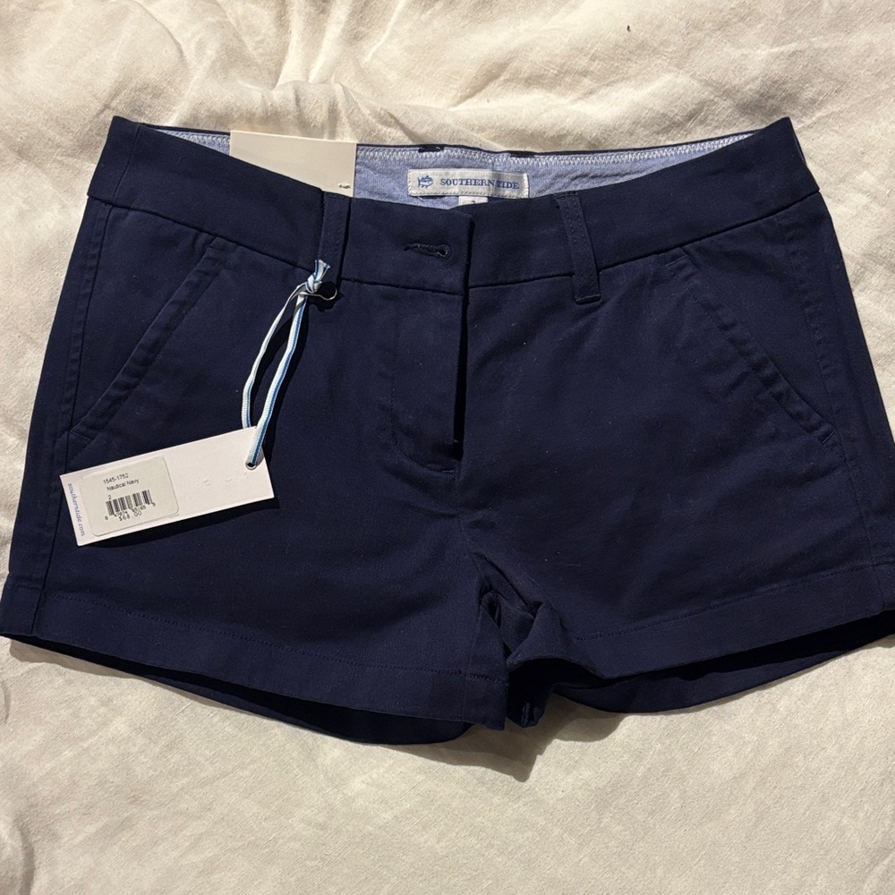 Southern Tide Women's Dark Blue Shorts